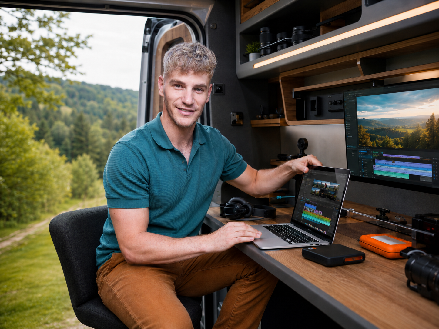 Montage vidéo sur le terrain - Studio Nomade